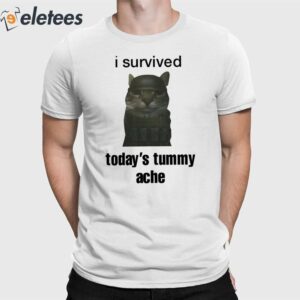 I Survived Today's Tummy Ache Shirt