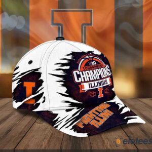 Illinois 2024 Big Ten Mens Basketball Champions Cap1