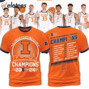 Illinois Basketball Big Ten Champions 2024 Shirt