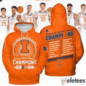 Illinois Basketball Big Ten Champions 2024 Shirt2