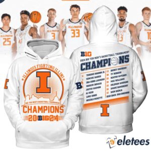 Illinois Big Ten Mens Basketball Tournamet Champions 2024 Shirt2