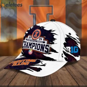 Illinois Fighting Illini Big Ten Men’s Basketball Champions 2024 Cap