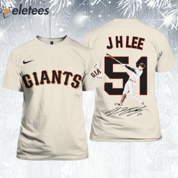 J H Lee SF Giants Signature Shirt