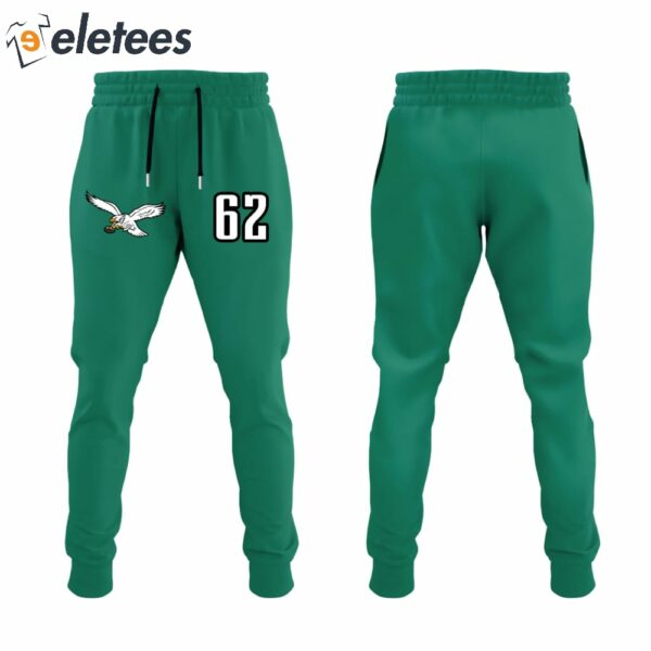 Jason Kelce Eagles Legendary Career Hoodie Combo