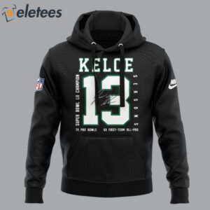 Jason Kelce Signature 13 Seasons Eras Tour Hoodie1