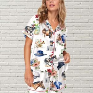 Kentucky Derby Horse Racing Party Pajama Set 2