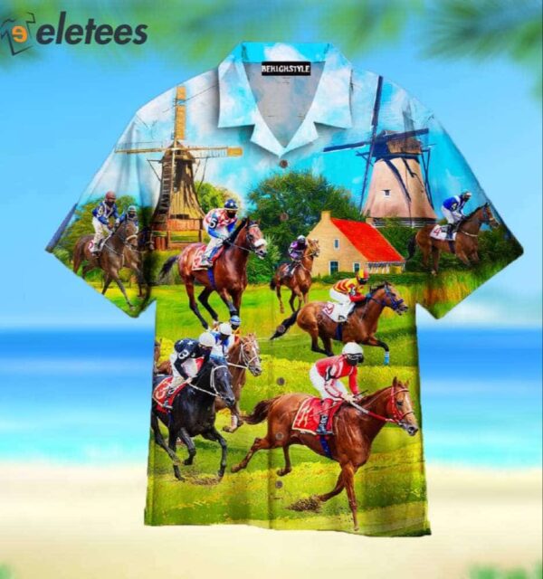 Kentucky Derby Horse Racing We Love Hawaiian Shirt