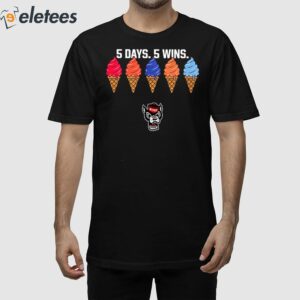 Kevin Keatts 5 Day 5 Win Shirt