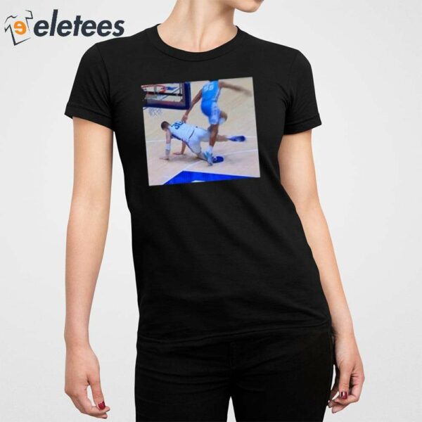 Kyle Filipowski Trips Harrison Ingram Photo Shirt