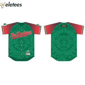 LA Dodgers Mexican Heritage jersey Giveaway 2024 3