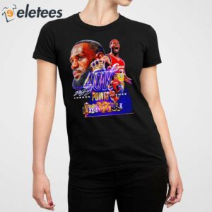 Lebron James 40k Points Signature Shirt 4