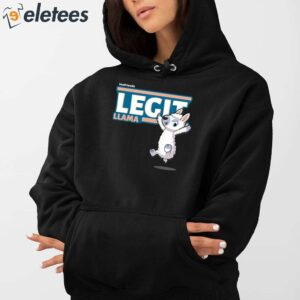 Legit Llama Character Comfort Adult Shirt 5