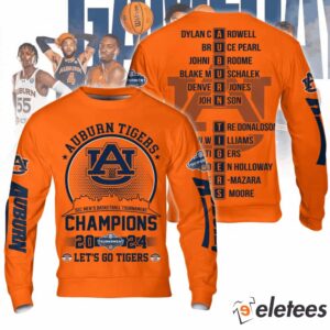 Lets Go Tigers Basketball 2024 SEC Champions 3D Shirt1