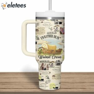 Little House on the Prairie Id Rather Be In Walnut Grove Stanley 40oz Tumbler1