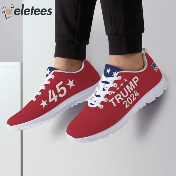 MAGA 45 Trump 2024 Sneakers
