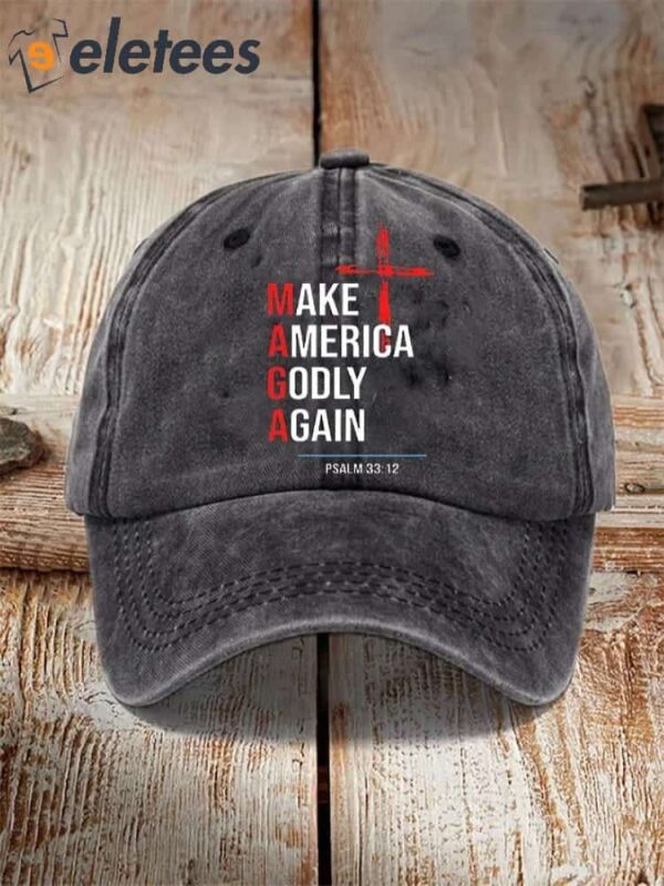 Make America Godly Again Print Baseball Cap