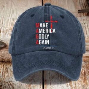 Make America Godly Again Print Baseball Cap1