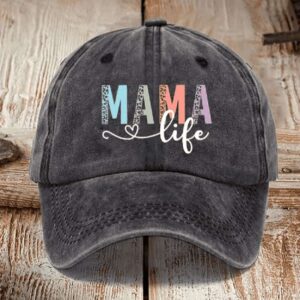 Mama Life Printed Cap