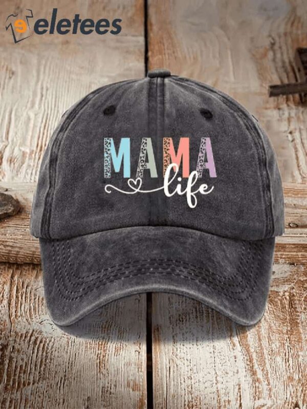 Mama Life Printed Cap