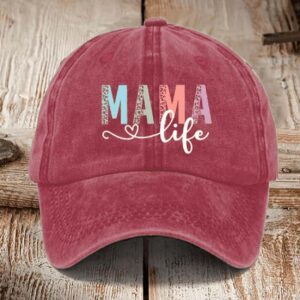 Mama Life Printed Cap1