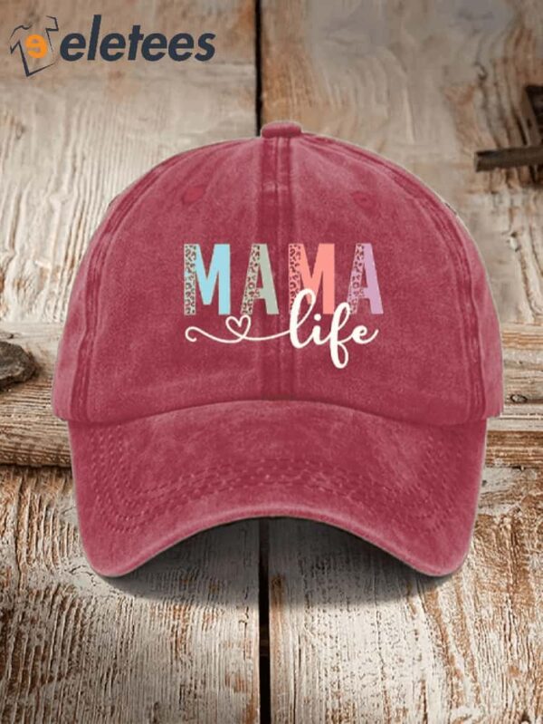 Mama Life Printed Cap