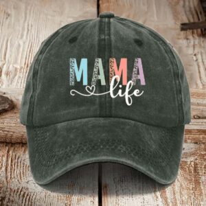 Mama Life Printed Cap2