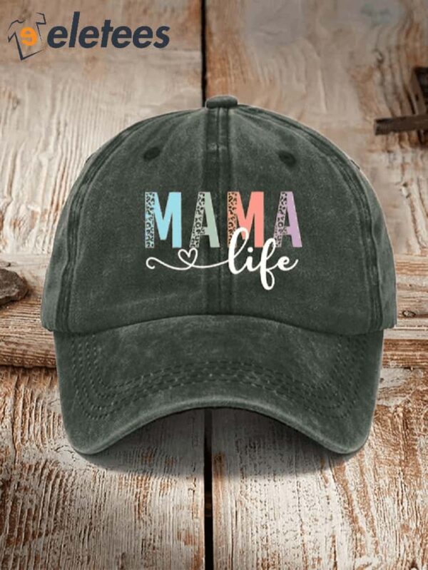 Mama Life Printed Cap