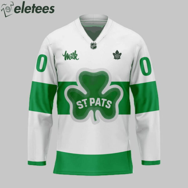 Maple Leafs Saint Patrick’s Day Custom Name Jersey