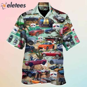 Mazda Miata Hawaiian Shirt