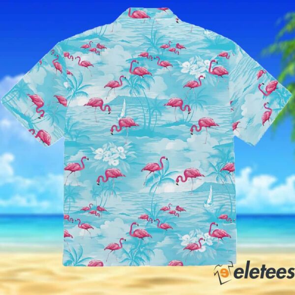 Men's Funky Flamingo Hawaiian Shirt