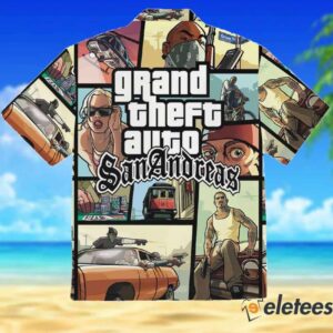 Michelle Alozie Grand Theft Auto Sananorea Hawaiian Shirt 2