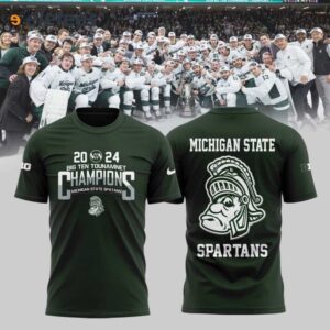 Michigan State Spartans 2024 Big Ten Ice Hockey Champions Shirt