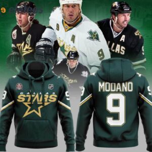 Mike Modano 9 Stars Hockey Shirt2