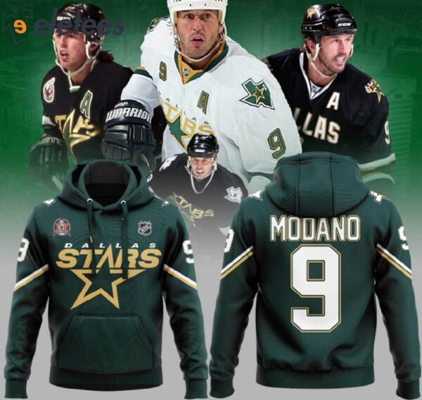 Mike Modano 9 Stars Hockey Shirt