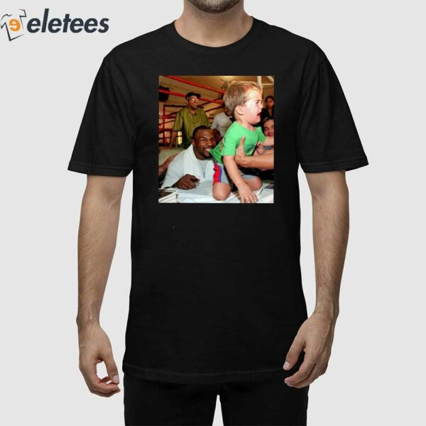 Mike Tyson Biting Kids Shirt