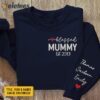 Mother’s Love Is Peace – Family Personalized Custom Unisex Embroidered Sweatshirt