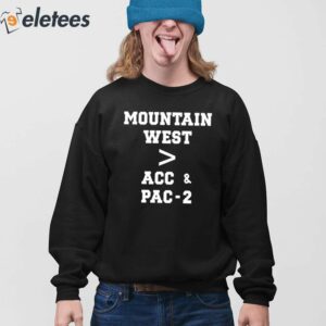 Mountain West Acc & Pac 2 Shirt