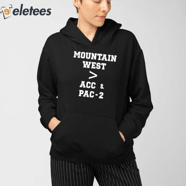 Mountain West Acc & Pac-2 Shirt