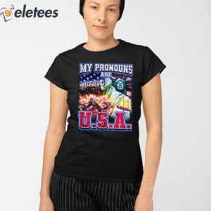 My Pronouns Are USA Shirt 2