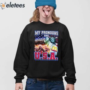 My Pronouns Are USA Shirt 3