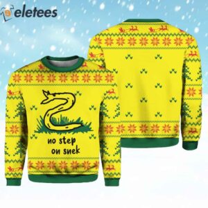 No Step On Snek Ugly Christmas Sweater 3
