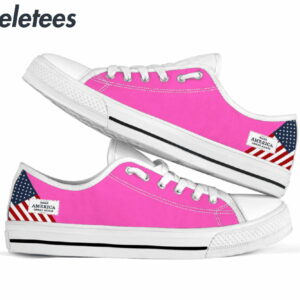PINK MAGA LOW TOP SHOES