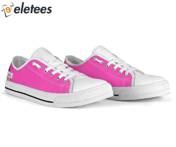 PINK MAGA LOW TOP SHOES