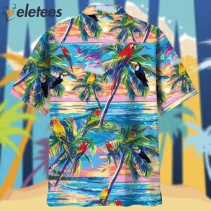Parrot Summer Beach Hawaiian Shirt1