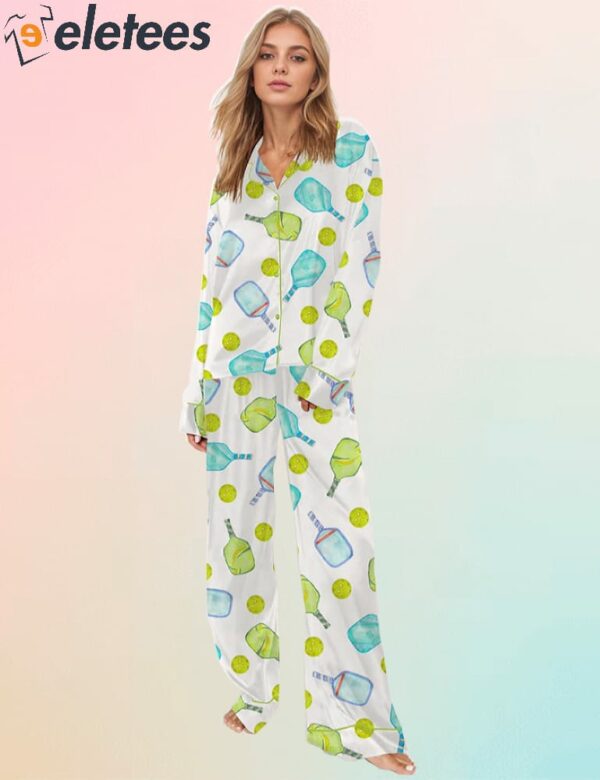 Pickleball Long Sleeve Pajama Set