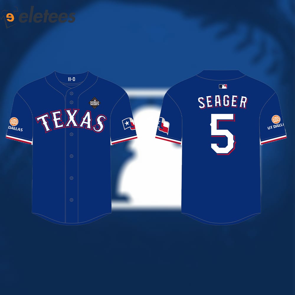 Rangers Corey Seager Replica Postseason Jersey Giveaway 2024