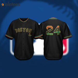 Red Sox Black and African American Celebration Baseball Jersey 2