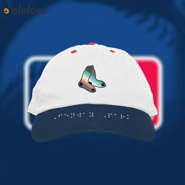 Red Sox Disability Pride Flag Hat