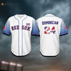 Red Sox Dominican Republic Celebration Baseball Jersey 2024 Giveaway