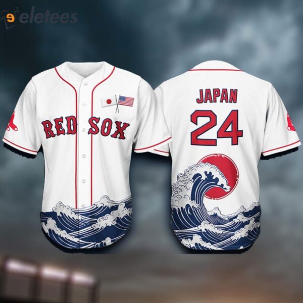Red Sox Japanese heritage and culture Baseball Jersey 2024 Giveaway